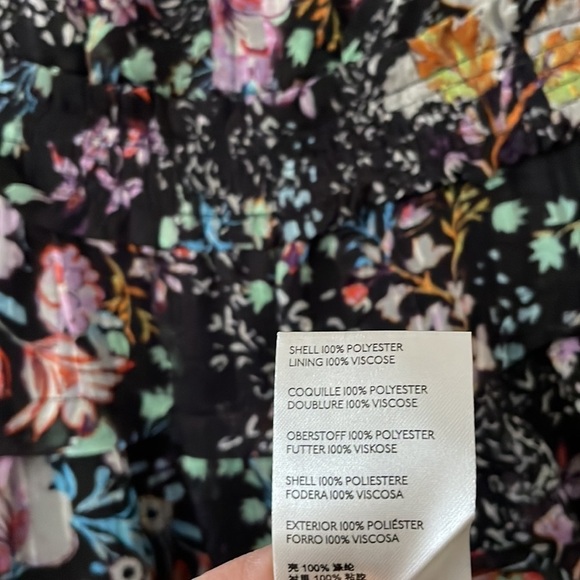 Free People Closer To The Heart Mini Dress Black Multi Floral Dress - Picture 12 of 16